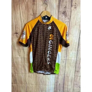 2 Gingers Irish Whiskey’s Cycling Jersey 3/4 Zip Back Cargo Pockets Men’s Size L